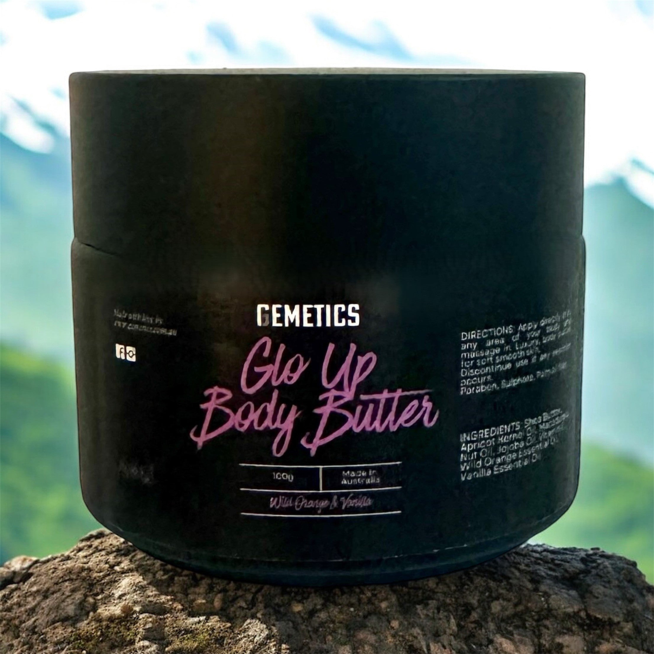 Glo Up Body Butter - Wild Orange & Vanilla - 100g